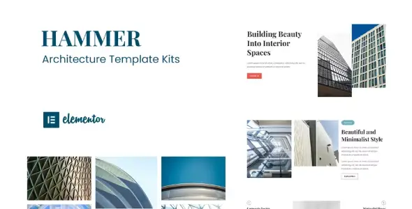 Hammer – Minimal Architecture Elementor Template Kit